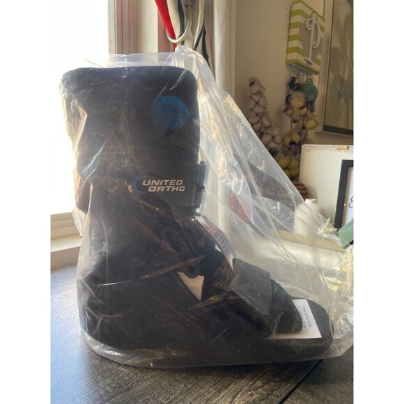 United Ortho Short Air Cam Walker Fracture Boot Large Black USA14115 - Picture 6 of 6